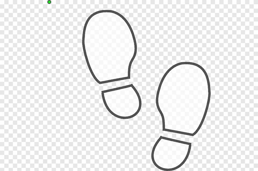 Следы для вырезания из бумаги шаблоны Imprint soles shoes sign black dashed Royalty Free Vector