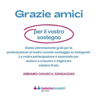 Grazie amici per il vostro sostegno 💜. bakekaincontri. 