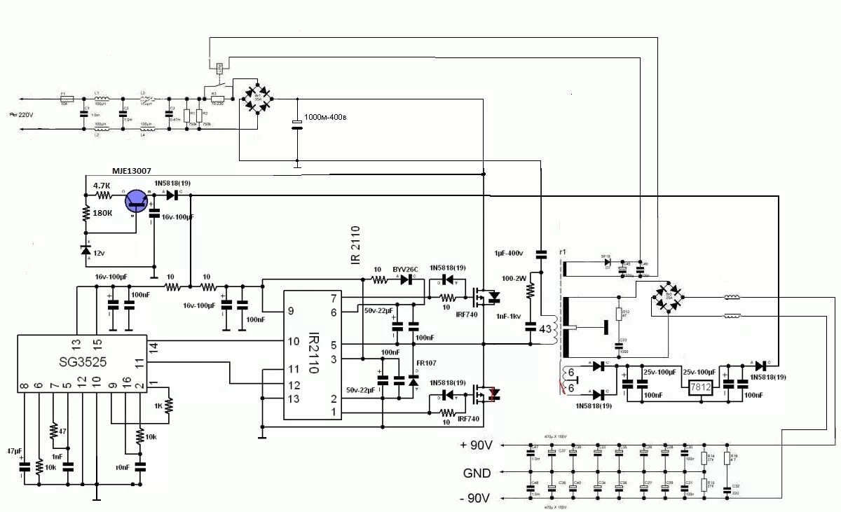 Sg3525 блок питания схема Контент Sergey89 Страница 4 Форум по радиоэлектронике