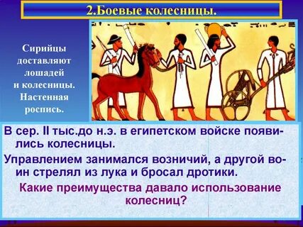 Как называли человека который управлял боевой колесницей