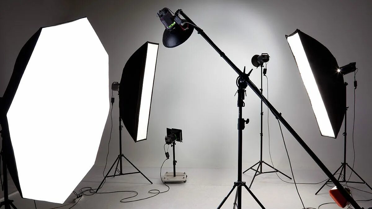 Lighting setup. Lighting setup