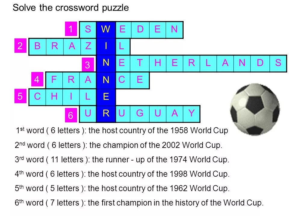 Solve the crossword