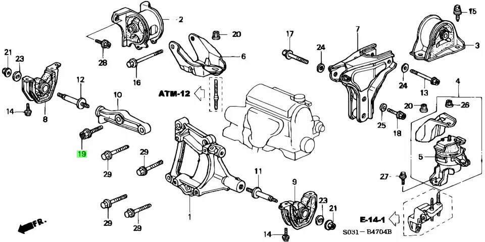Подушка двигателя срв рд1. Honda civic 2000 подушка двс. крепление двс хонда пилот 2. подушки двигателя хонда срв 2012 2.0. honda cr-v rd1 подушки двигателя.