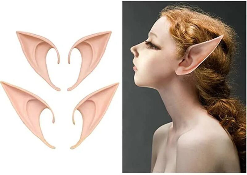 Soft ears. Elf ears. ухо эльфа хромакей. ухо эльф grafika.