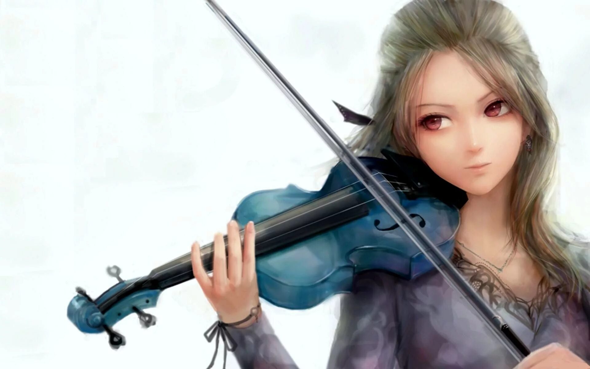Беаутифул Виолин. Девочка со скрипкой. Скрипка во льдах