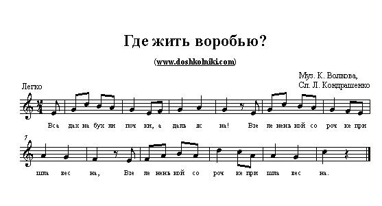 Песенка Воробей. Ноты песни Воробей. Песенка про воробья текст. Ноты чирикнул Воробей.