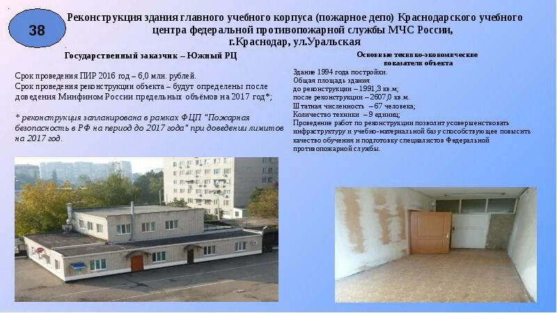 Задачи реконструкции зданий