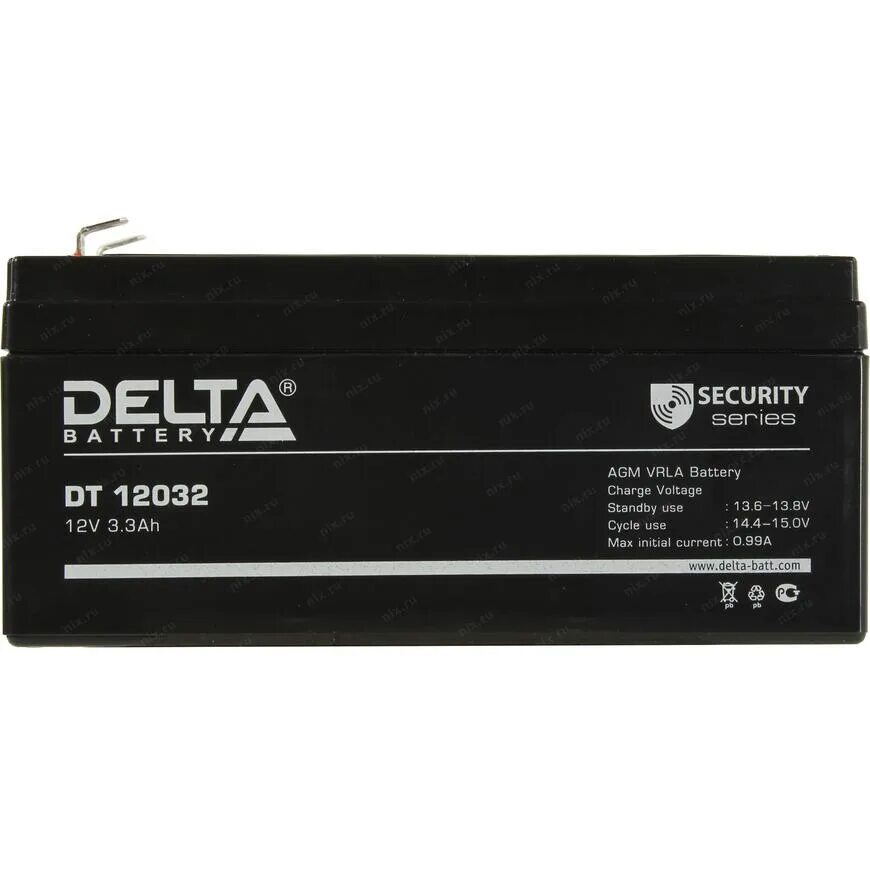 Аккумулятор свинцово кислотный delta dt 1207. Delta dt 12032, аккумулятор герметичный свинцово-кислотный. delta dt 12032. аккумуляторная батарея exegate dtm 12032 (12v 3.2ah, клеммы f1). elmall delta (dt 12032.