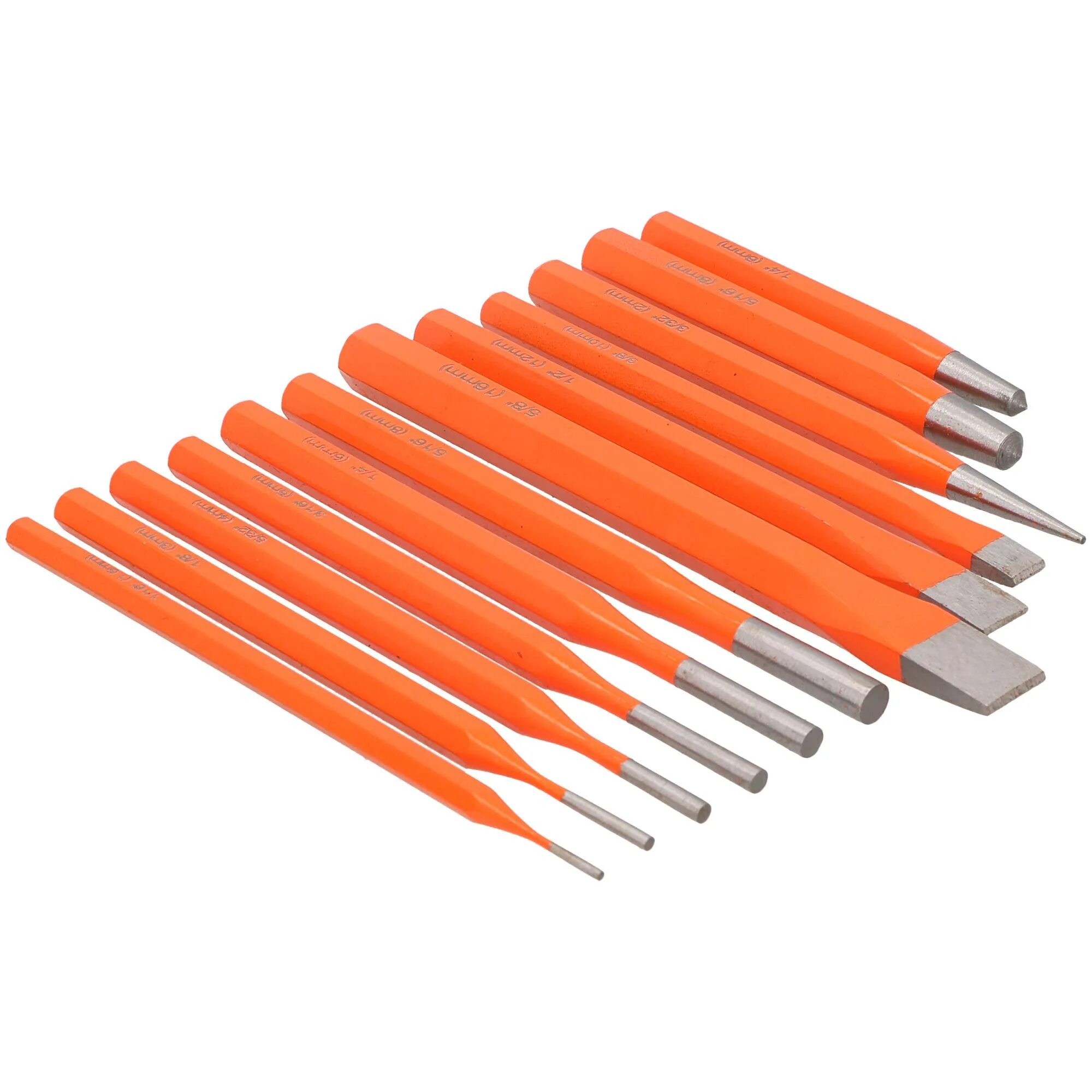 Набор кернеров. Набор кернеров. Набор кернеров. Набор кернеров. Набор пробойников 12шт от 3-19 в сумке cnic ot211.