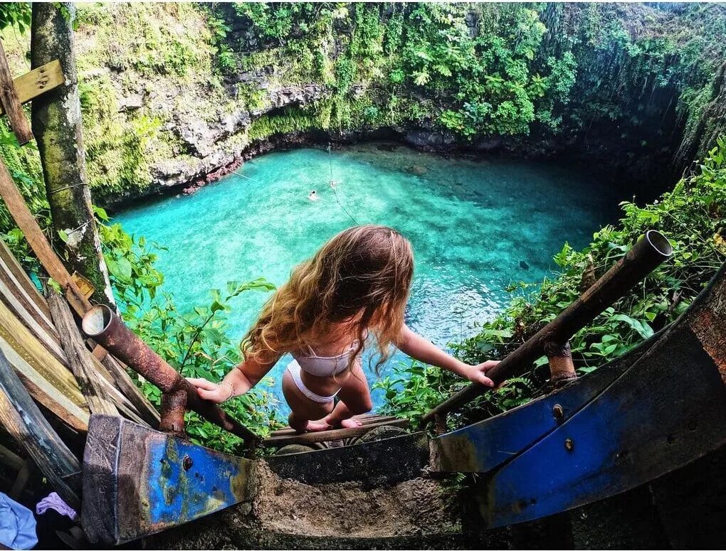 Места которые я хочу посетить. То-Суа, природный бассейн на острове Уполу, Самоа. Уполу Самоа. Самоа природный бассейн. Озеро то-Суа, Лотофага, Самоа.