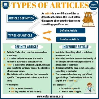 Defining article