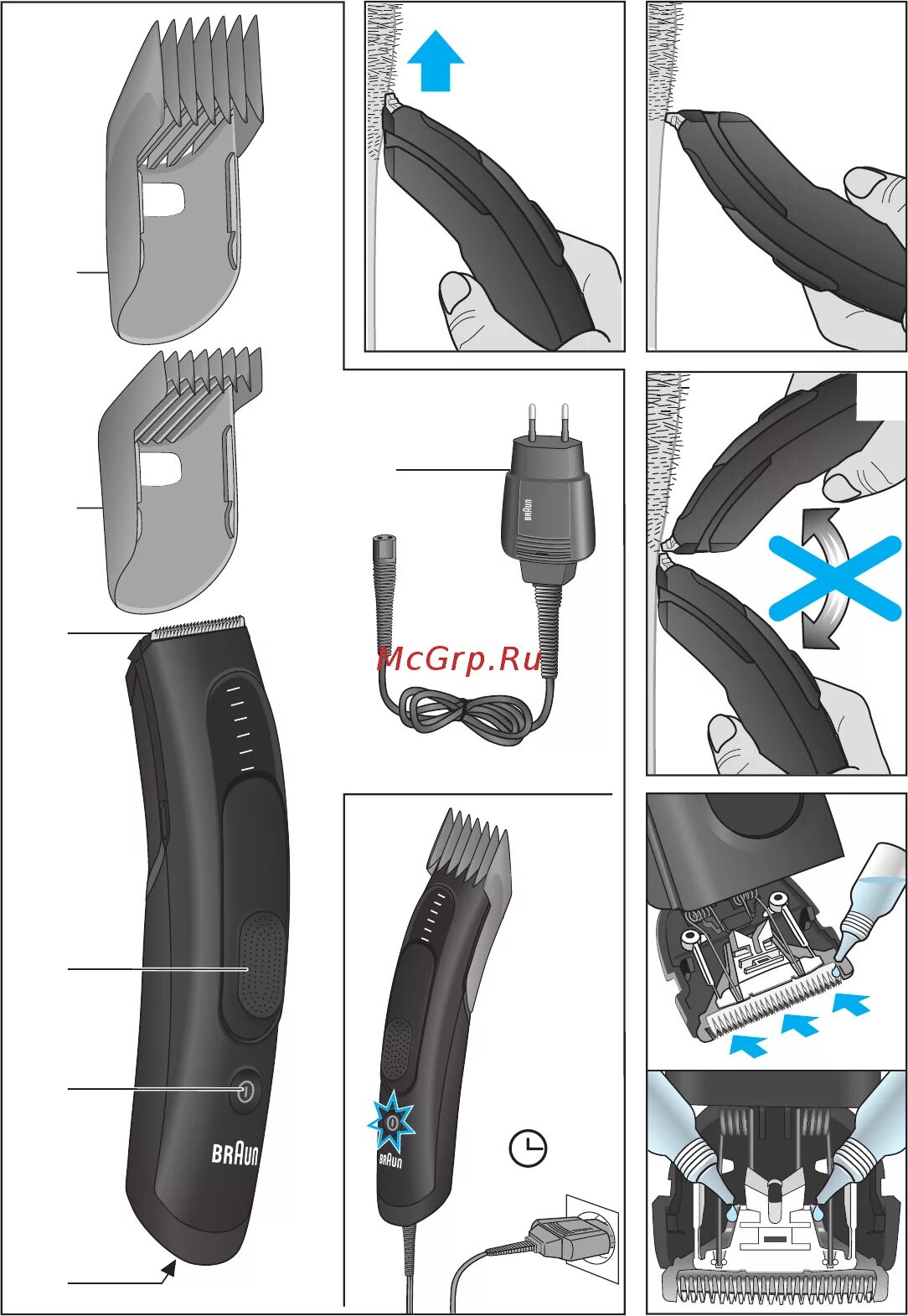 Moser ChroMini Pro Инструкция по эксплуатации онлайн 3/116 78821