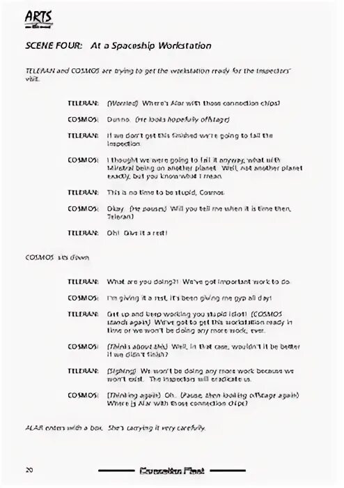 Plays scripts