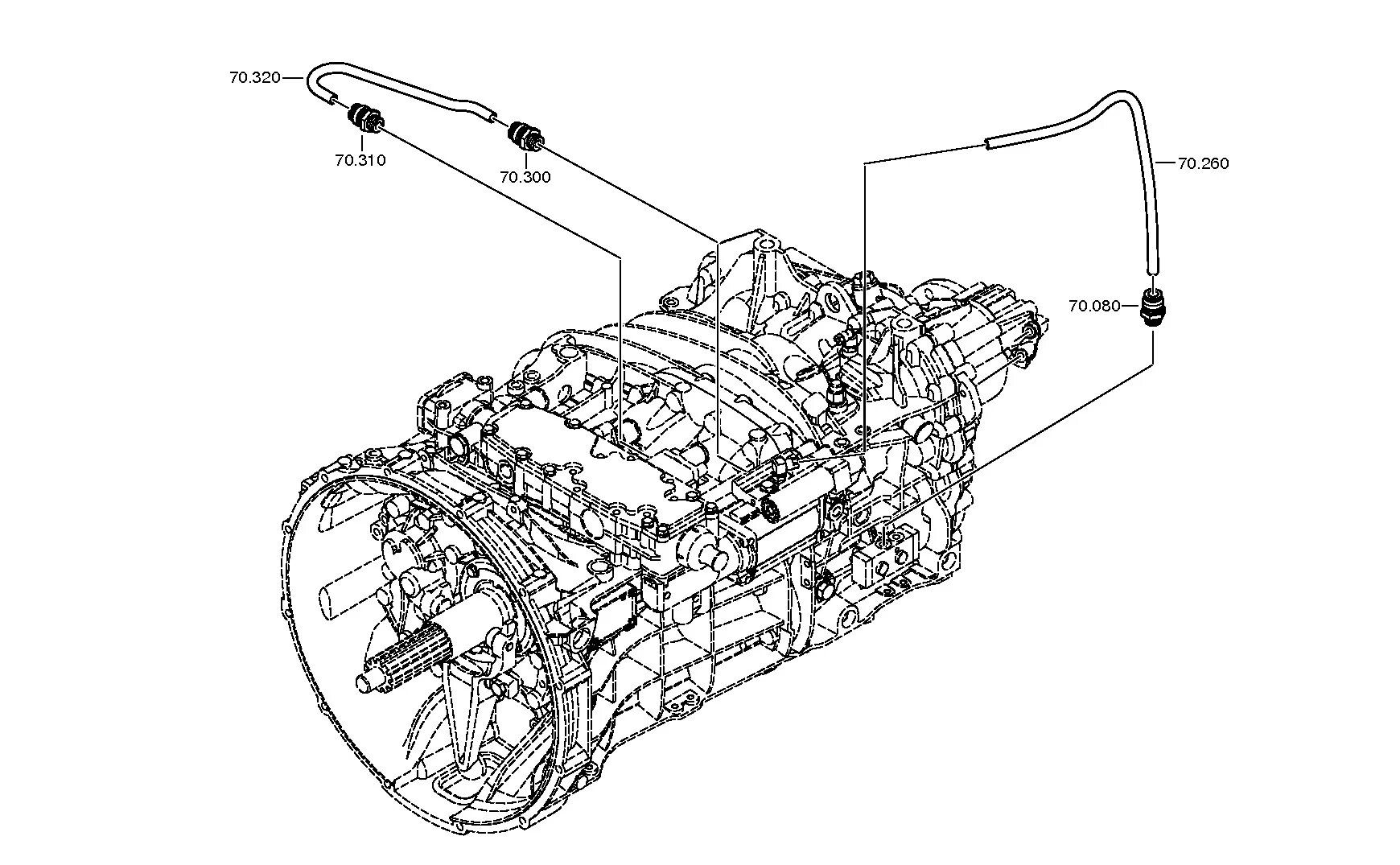 Подобрать, купить запчасти КПП ZF Friedrichshafen 16S1822 1341.006.032