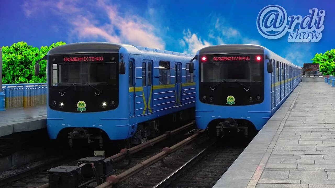 Синий метрополитен. Синий поезд метро. Синие вагоны метро Киев. Метро Киева поезда. Голубой поезд метро.