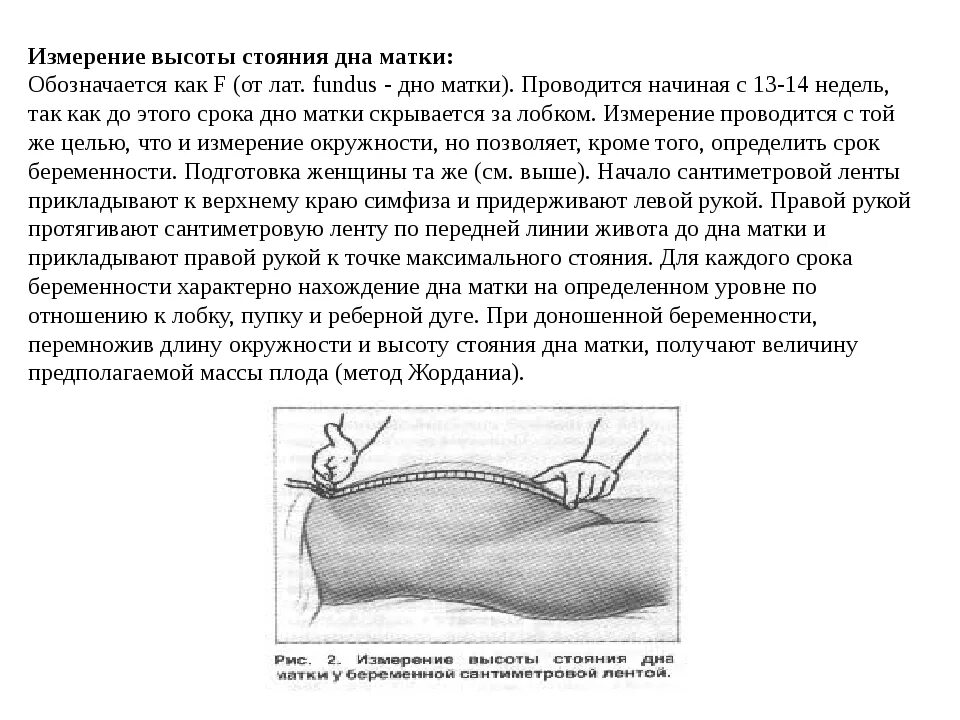 Матка на 33 неделе беременности