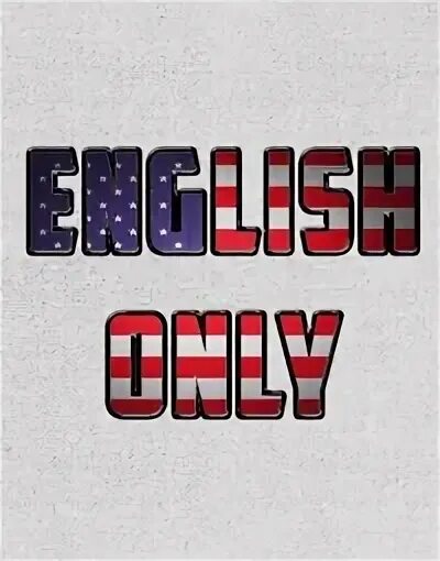 Only my english