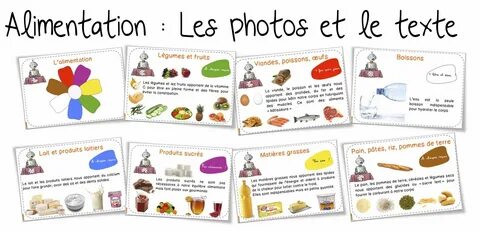 Voici des fiches sur les aliments en lien avec la semaine du goût !Merci à ...