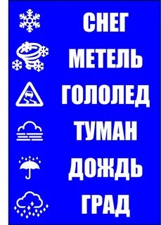 Табло погодных условий