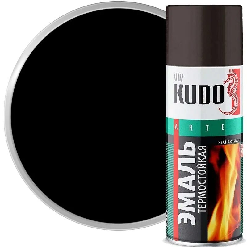 Черная эмаль термостойкая 520мл ku-5002 Kudo. Ku-5002 эмаль термостойкая Kudo черная. Краска термостойкая черная матовая Kudo ku5002,. КУДО ku-5002 эмаль аэрозольная термостойкая черная (0,52л).