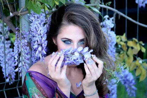 Blue eyed lady