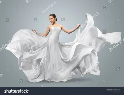 Flowing white