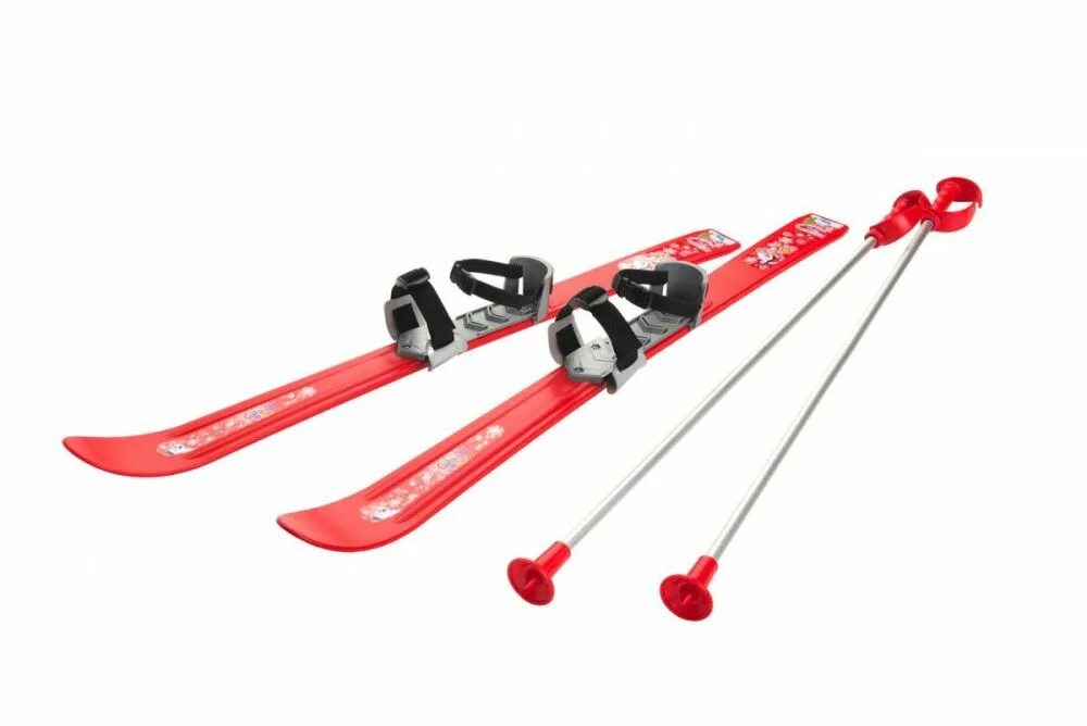 Лыжи для детей 10 лет. Детские лыжи с палками и креплениями gizmo riders baby ski, 90 см (зеленый). беговые лыжи plastkon baby ski. лыжные палки sportmaxim ski racer. прогулочные лыжи.