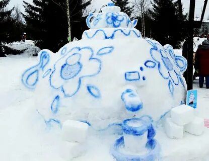 Снежные фигуры из снега своими руками