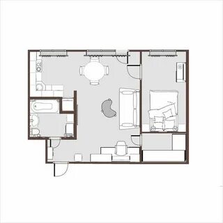 Планировка квартиры 44 м