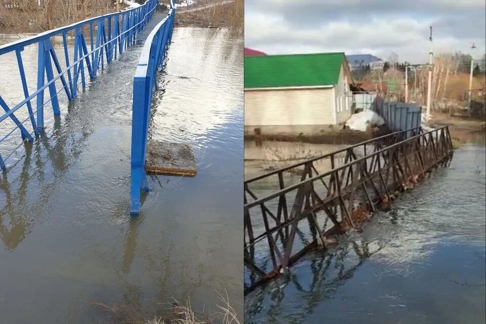 Наводнение мост. Парковский пешеходный мост. затопило мост через яю. пешеходные мосты река. мосты через реку висла.