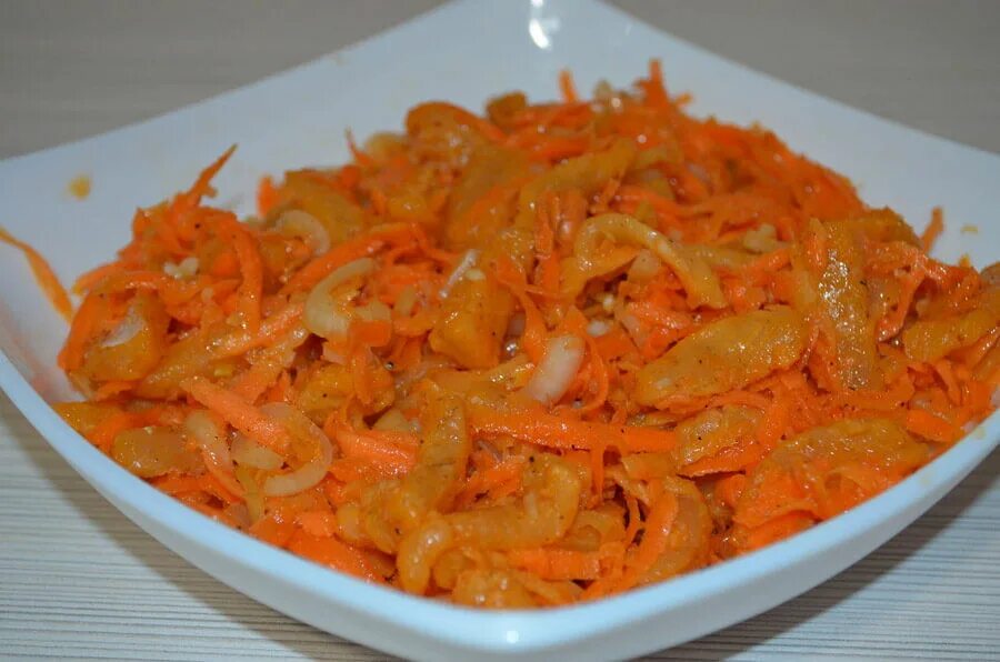 Хе с судаком и морковью
