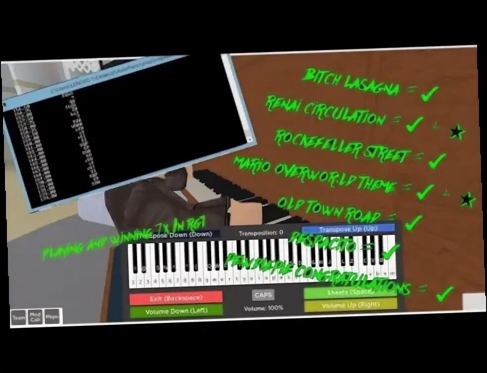 Roblox talent. Roblox Talent show Piano. Roblox Talent show Ноты на пианино. Песни на пианино в Roblox Talent show. Roblox Talent show Piano Rush e Notes.