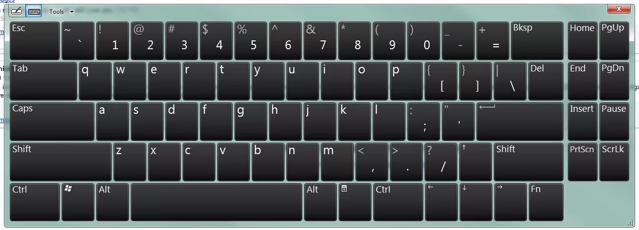 Не работает экран и клавиатура компьютера. Раскладка клавиатуры windows 7. раскладка клавиатуры на весь экран. tab клавиатура windows. virtual keyboard стрелки.