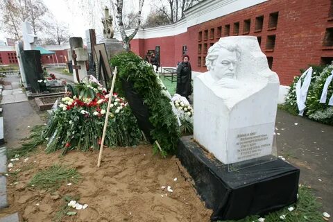 Могила ширвиндта на новодевичьем
