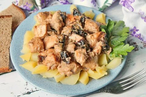 Рецепт куриного филе с черносливом