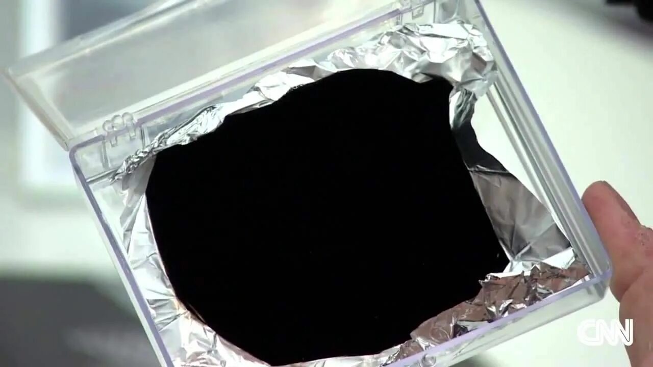 Черные не отражаются. Ванта Блэк. Самый черный материал на земле Vantablack, поглощающий. Материал поглощающий свет 99.9. Абсолютно черный цвет.