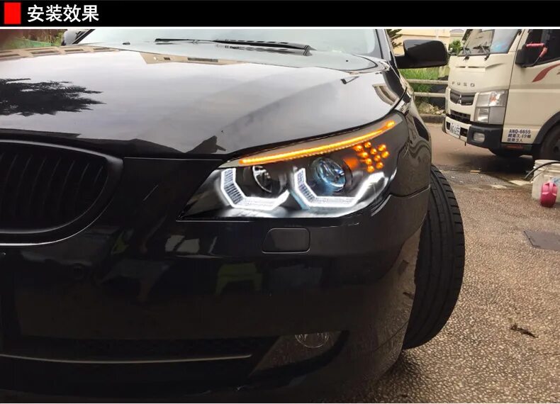 Е60 лед. Bmw e60 headlights. оптика бмв е60. bmw e60 новая оптика. bmw e60 far.