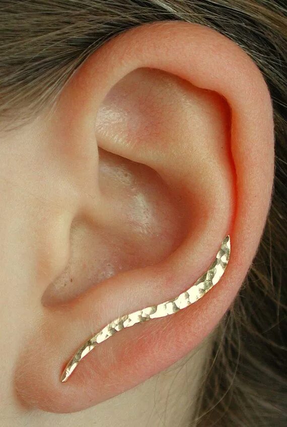 Каффы на уши. Gold ear. Серьги каффы. Gold ear. Gold ear.