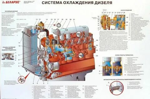 Система охлаждения д 260