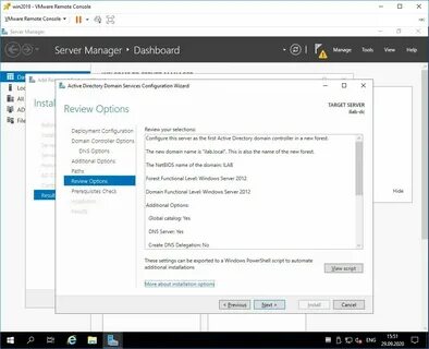 Server 2019 настройка dns