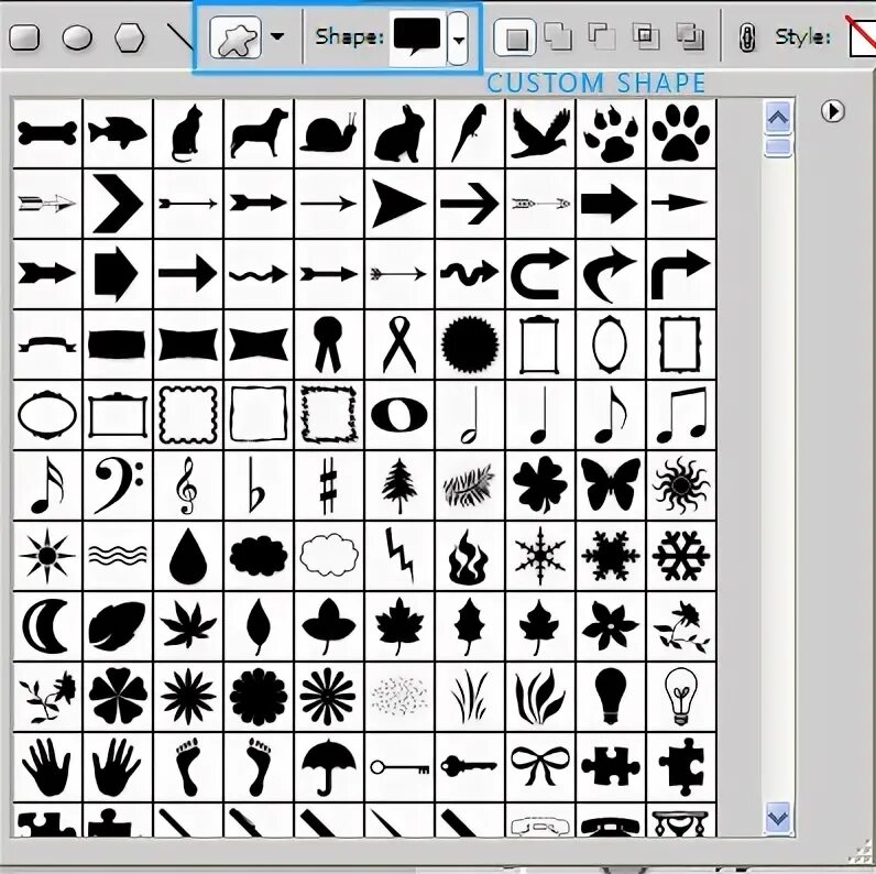Shape tool. Shape Tool в фотошопе. Photoshop Custom Shapes. Custom Shape Tool. Кастум Шейп Тул в фотошопе.