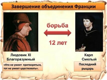 Объединение франции в 15 веке