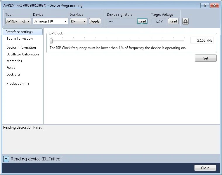 Device signature