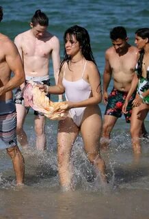 Camila Cabello Nip Slip and in See-Through.