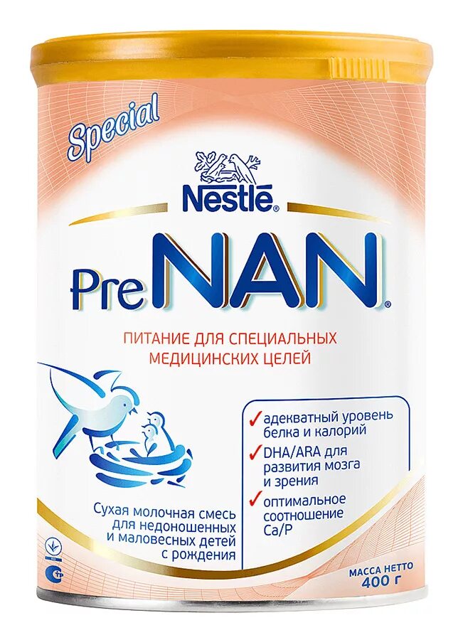 Смесь nan (Nestlé) pre (c рождения) 400 г. Смесь ПРЕНАН для недоношенных детей. Смесь нан пре для недоношенных. Смесь ПРЕНАН 1.