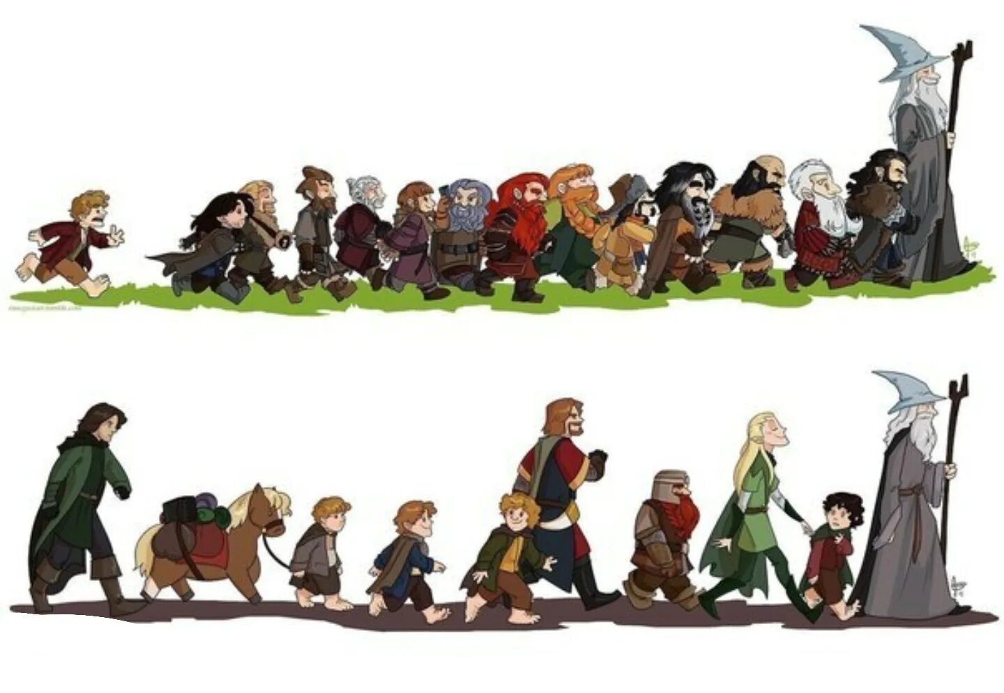 Герои средиземья. Хоббит Гэндальф и Гномы. Толкиен Хоббит Гэндальф. Гэндальф Фродо Арагорн. Гэндальф и три Хоббита.