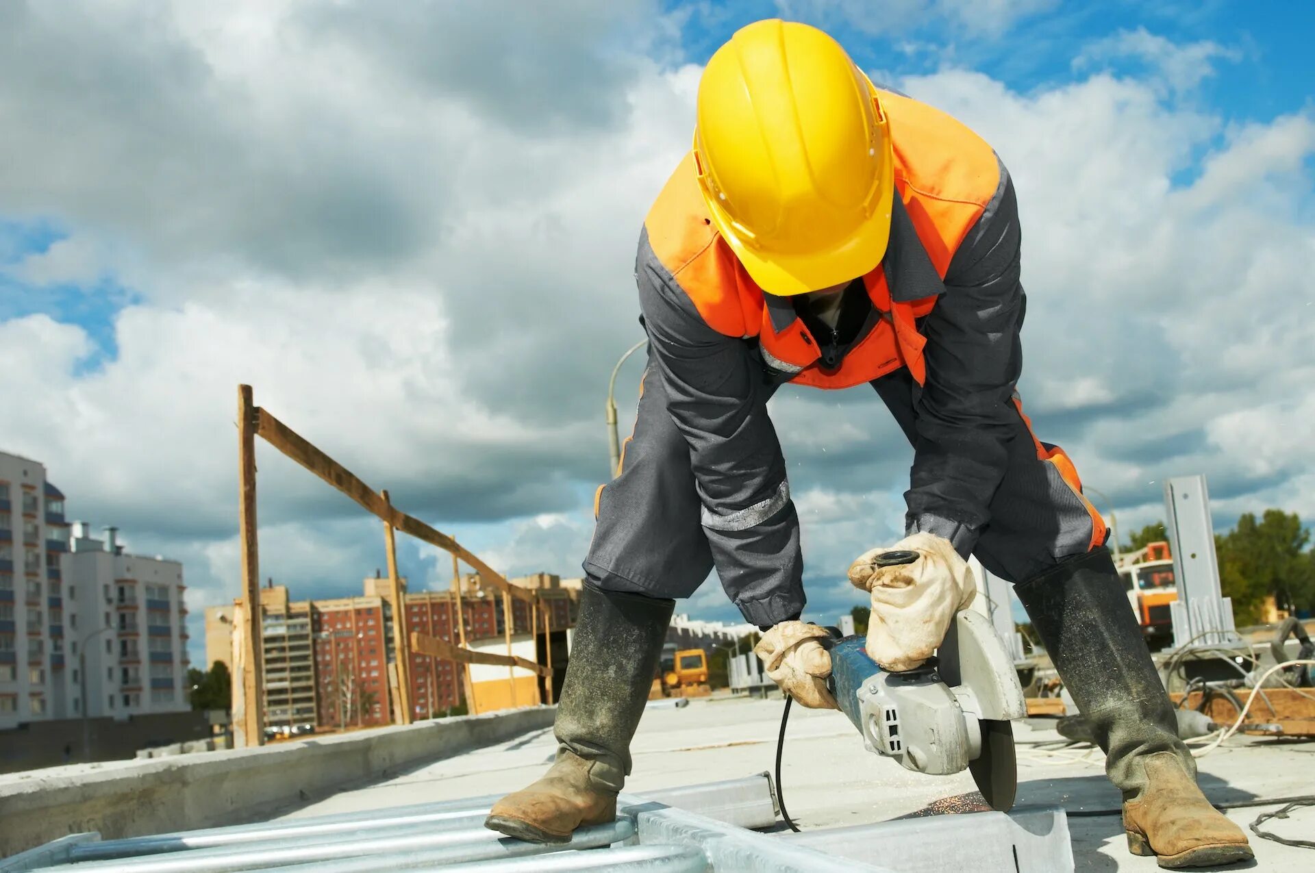 Building workers