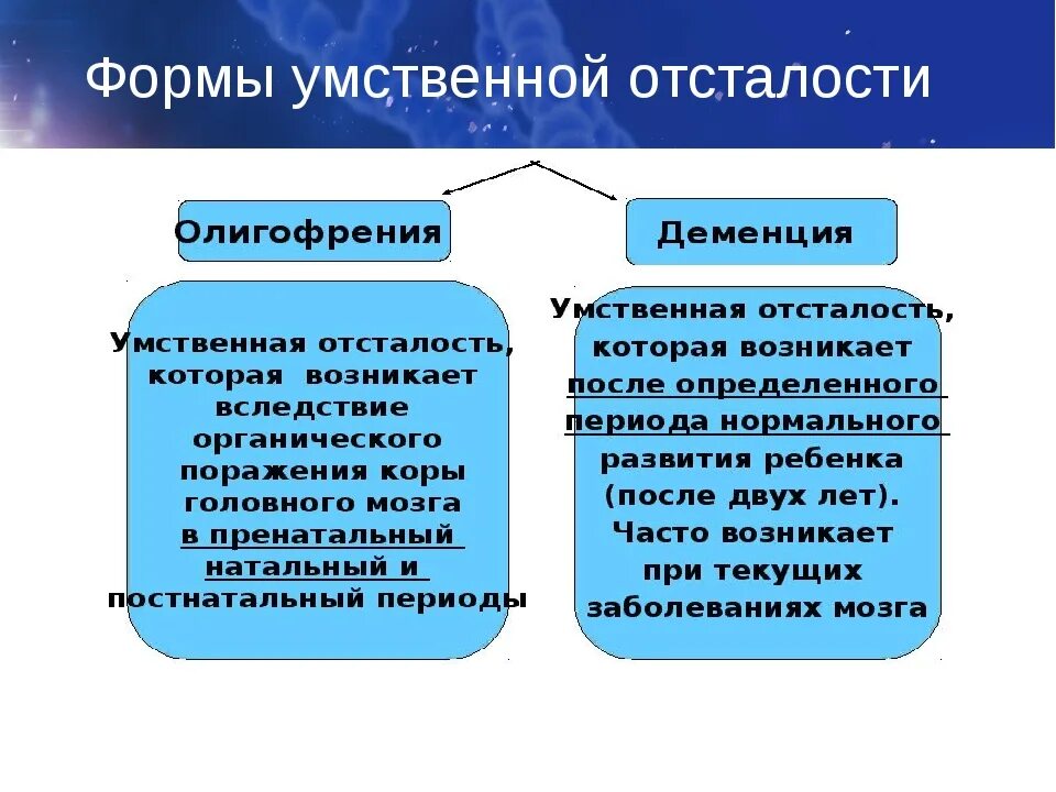 Формы умственной отсталости. Основные формы умственной отсталости. Основные клинические формы умственной отсталости. Основные формы олигофрении. Легкая форма умственной отсталости