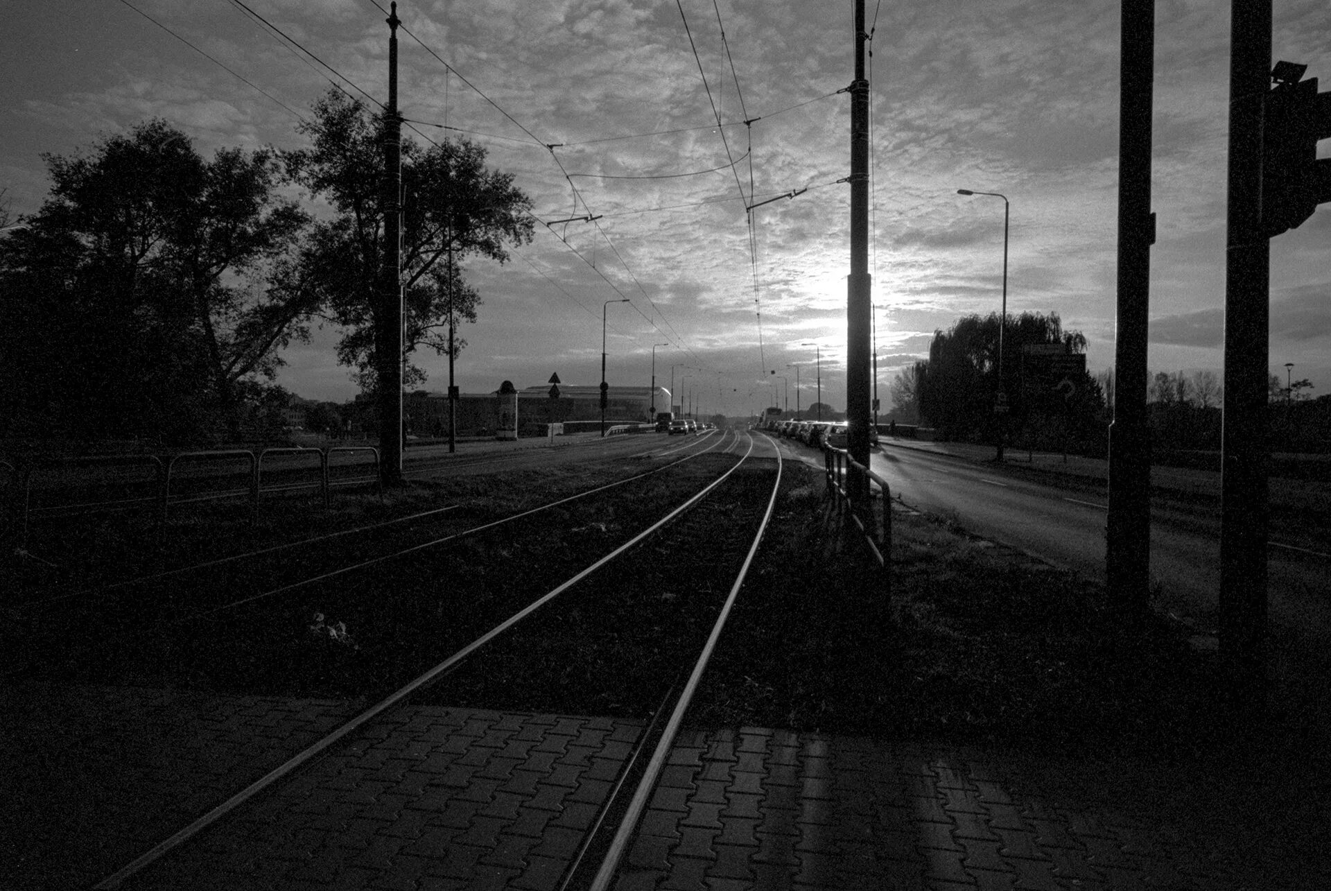 Dark track. Track dark.
