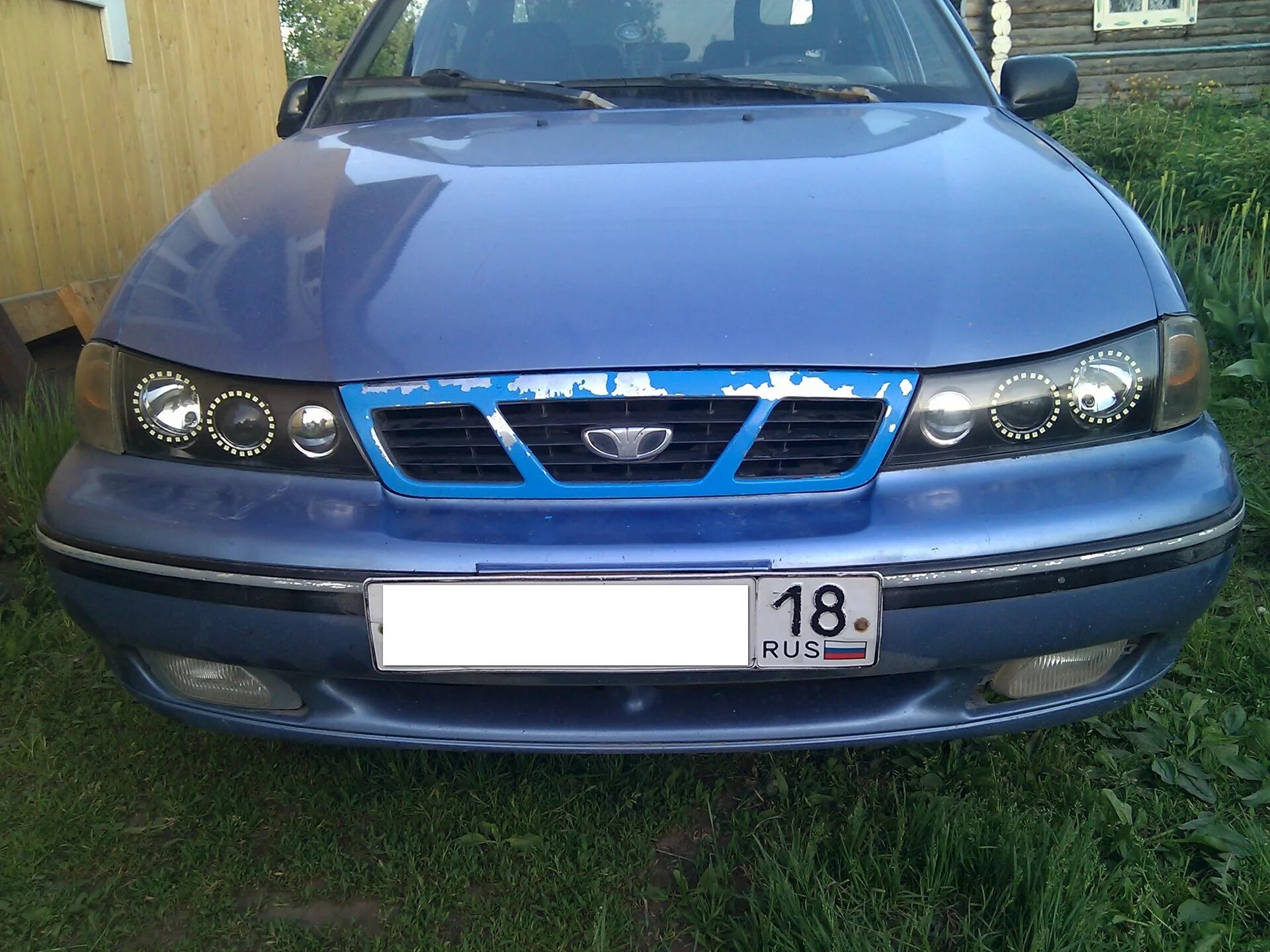 Daewoo nexia тюнинг фары По круче чем Ангельский глазки или не знаю ) ! конечный работа Daewoo Nexia (N